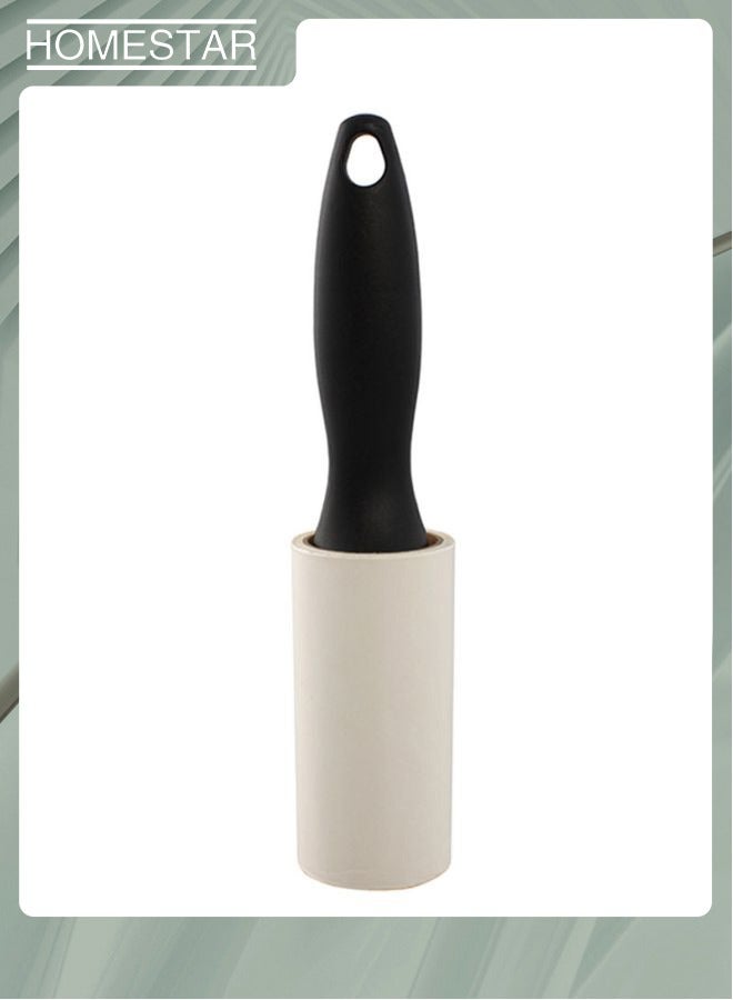 HOMESTAR Portable Lint Roller,1 Handle with 1 Extra Sticky Lint Roller with Protective Covers, Sofa, Bed and Carpet, Lint Roller for Pet Hair, Cat Hair Dog Hair, Dust - Image 1