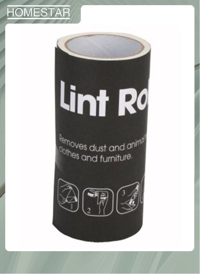 HOMESTAR Portable Lint Roller,1 Handle with 1 Extra Sticky Lint Roller with Protective Covers, Sofa, Bed and Carpet, Lint Roller for Pet Hair, Cat Hair Dog Hair, Dust - Image 4