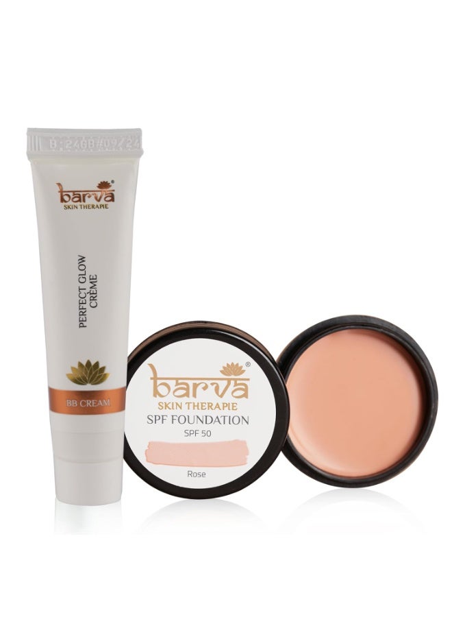 Barva Perfect Glow Creme Long Lasting (10 ml) Lightweight BB Cream & Foundation - Combo Pack - Image 2