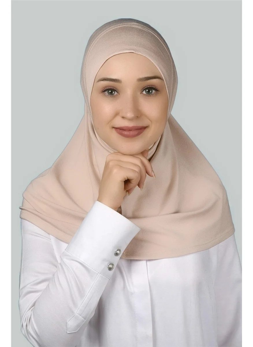 Altobeh Ready-made Hijab Practical Scarf Hijab Hijab - Prayer Cover - Beige