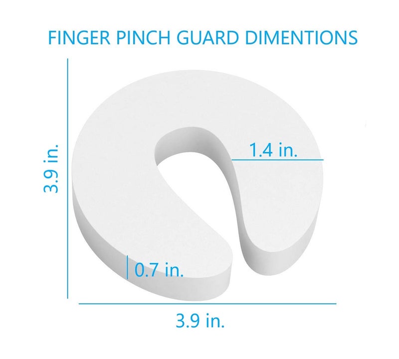 ARCLEER Door Pinch Guard Baby Door Stopper 6Pk Soft Foam Door Stopper. Prevents Finger Pinch Injuries Child/Pet from Getting Locked in Room - Image 2