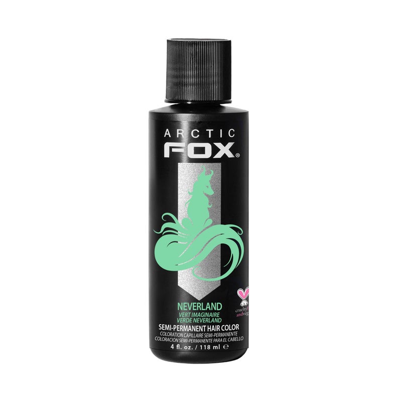 Arctic Fox Semi-Permanent Hair Dye, Pastel Mint Green, Vegan & Cruelty-Free, Ammonia-Free, Conditioning Formula, Long Lasting, For Platinum Blonde Hair, Unisex, 4 Fl Oz â€“ Neverland - Image 1