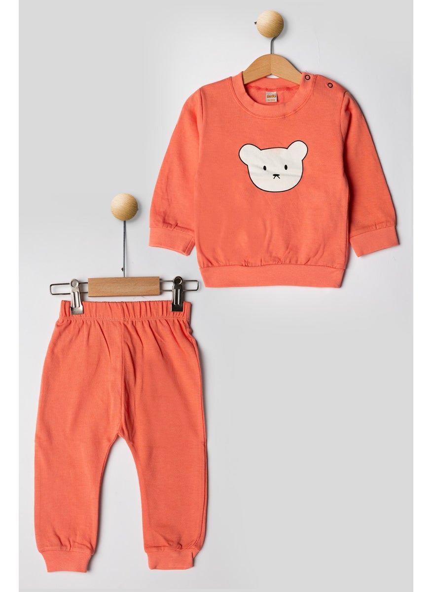 Baby White Teddy Bear 2 Yarn Crew Neck Tracksuit - pzsku/Z3940D47A4486DFB25ADCZ/45/_/1730715561/051c03cc-61eb-4df2-8b0e-7bf671e1d4d7