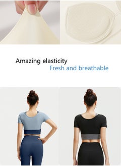 ZCM-HAPPY 2Piece Sports Fitness Exercise Yoga Running Suit Suit for Women  - Image 3