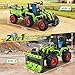 Jumlys STEM Building Toy for Kids Boys Girls Age 5 6 7 8 9 10 11 12 Years Old 2 in 1 Tractor Bulldozer Building Sets 346 Pcs DIY Engineering Construction Building Blocks Kits - Image 4