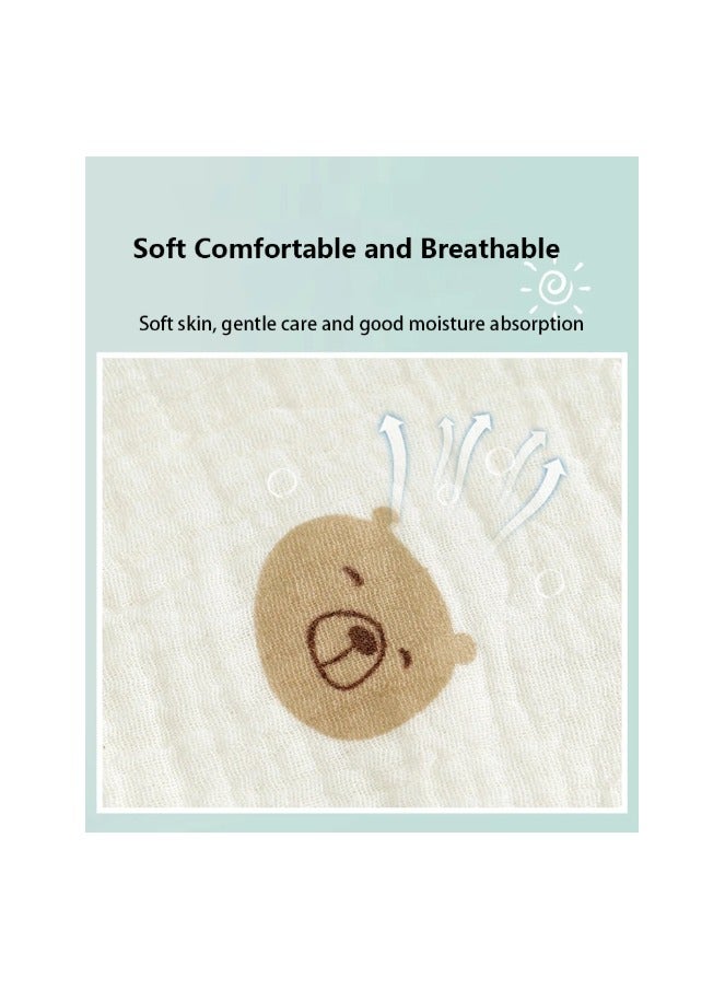 Muslin Baby Bibs, 5 Bibs Baby Bandana Drool Bibs Baby Bibs for Drooling and Teething Bandana Bibs for Boys Girls - Image 4