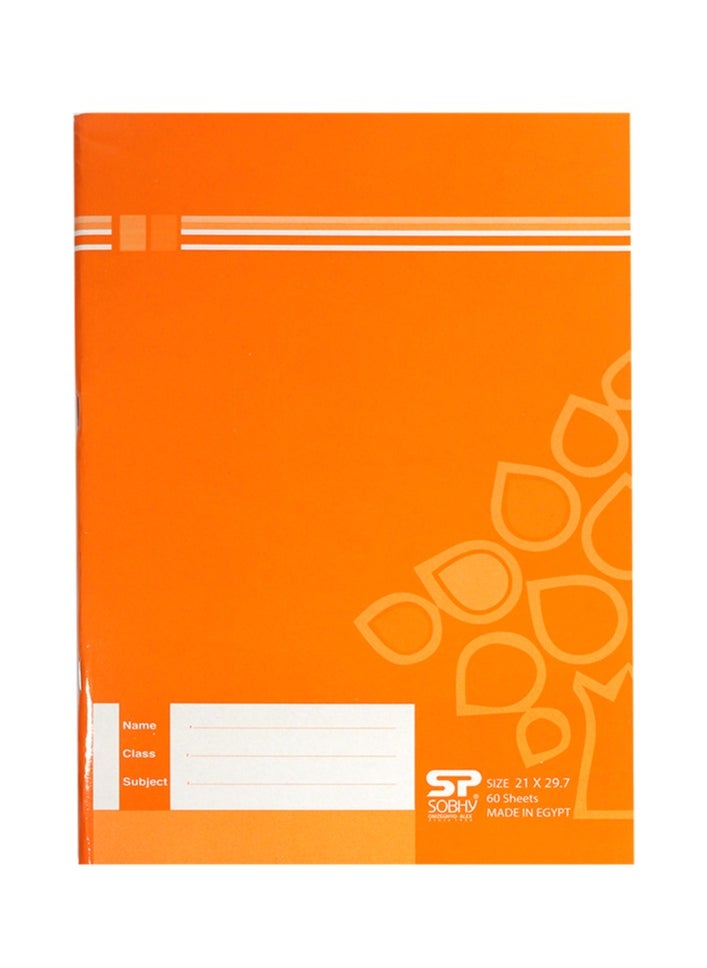 Generic - Bundle-10 Sketch Pin-A4-(Private Schools)-2 Lines and 1 Line-(60 Sheets)-(Red/Yellow/Green/Blue/Orange) - Image 1