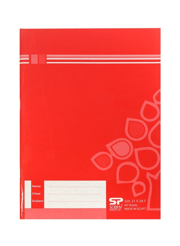 Generic - Bundle-10 Sketch Pin-A4-(Private Schools)-2 Lines and 1 Line-(60 Sheets)-(Red/Yellow/Green/Blue/Orange) - Image 1