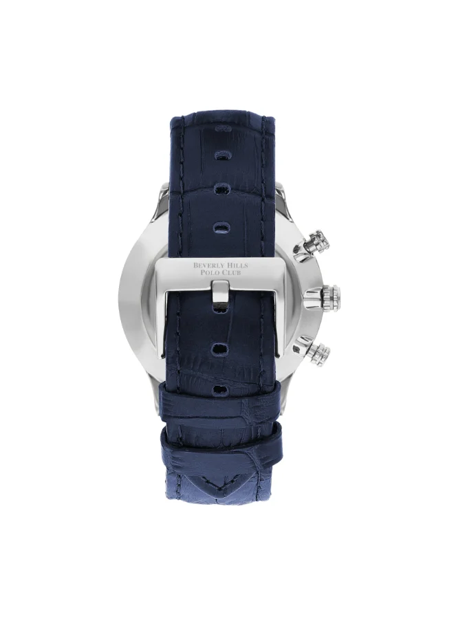 بيفرلي هيلز بولو كلوب BEVERLY HILLS POLO CLUB Men's Multi Function Dark Blue Dial Watch - BP3371X.399