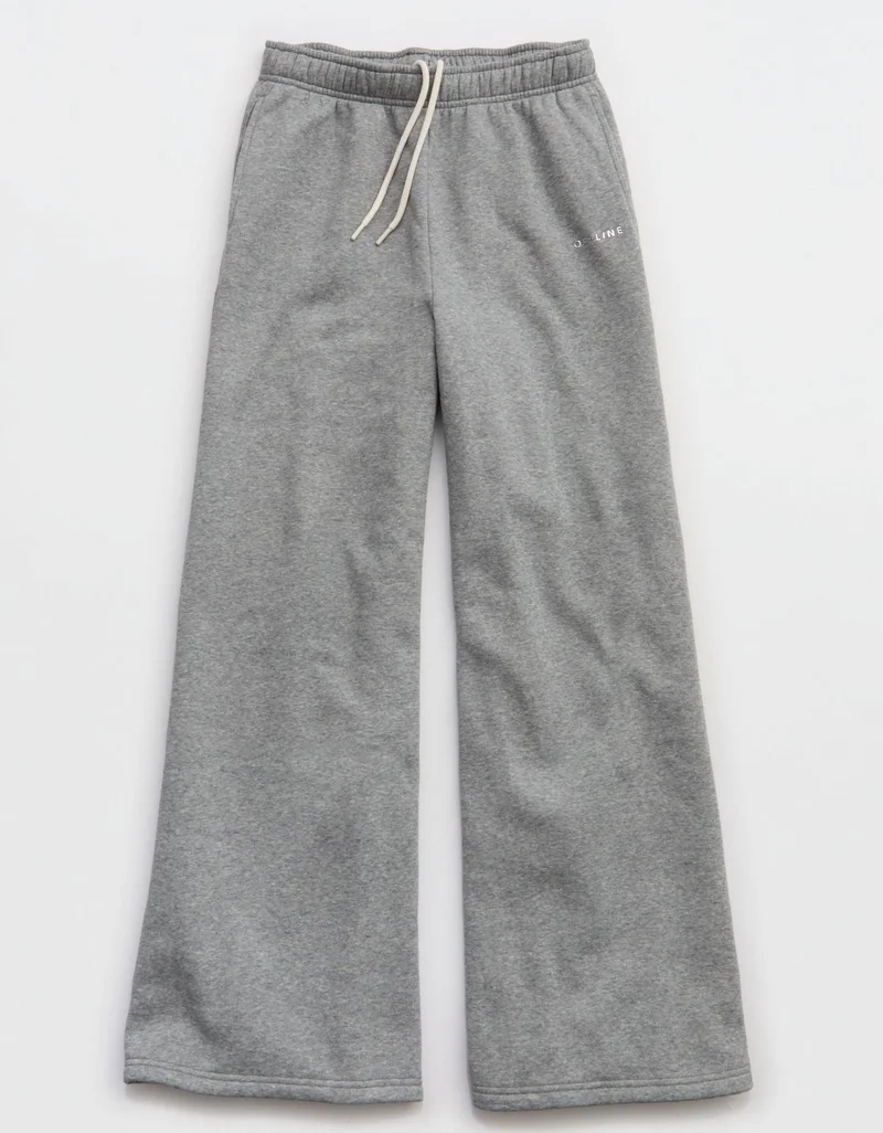 Aerie  OFFLINE By Aerie Cloud Fleece Baggy Trouser for Women | Best Price UAE