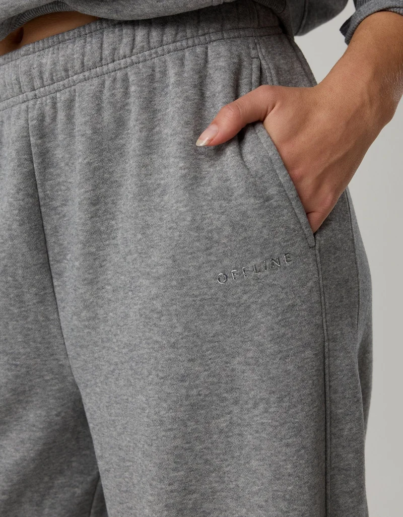 Aerie  OFFLINE By Aerie Cloud Fleece Baggy Trouser for Women | Best Price UAE