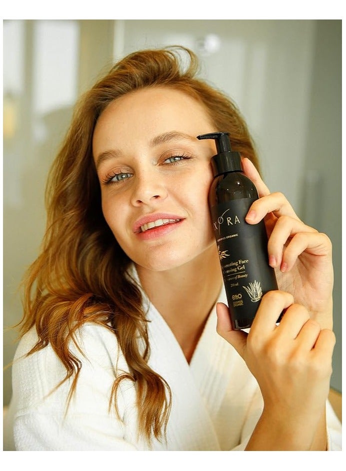 IXORA Rejuvenating Face Cleansing Gel - Enriched with aloevera - Purify & clean your face - 250ml - Image 3