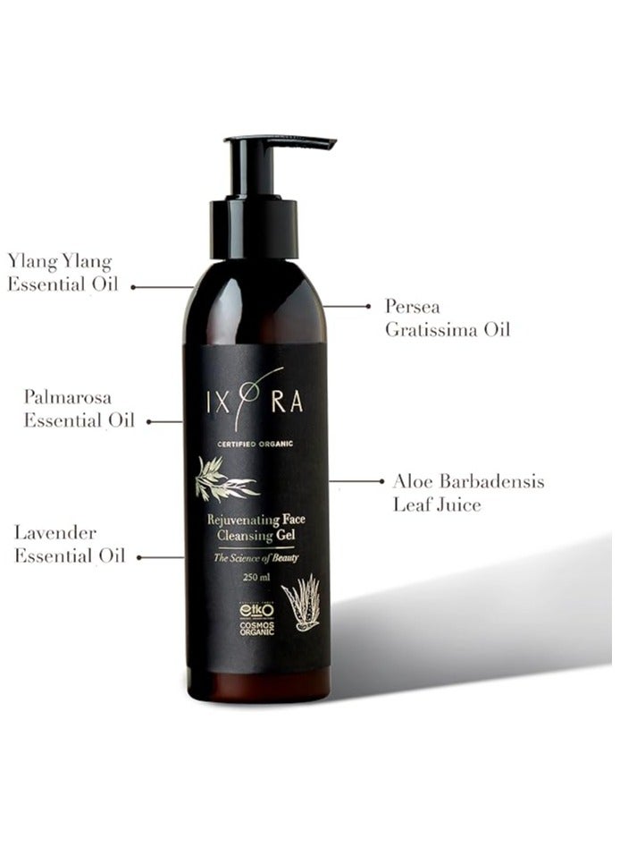 IXORA Rejuvenating Face Cleansing Gel - Enriched with aloevera - Purify & clean your face - 250ml - Image 4