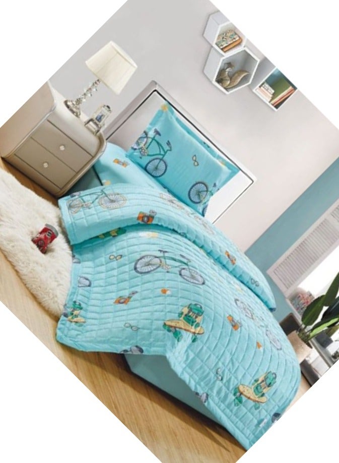 Moon Compressed bed comforter set consisting of 3 pieces, children's drawings - Image 2