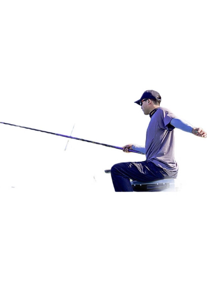 Han Ding Extreme Lightweight Fishing Rod Comprehensive Rod Carbon Fiber Platform Fishing Rod Super Light Super Hard Hand Rod Fishing Rod Fishing Gear Brand 6.3M - Image 3