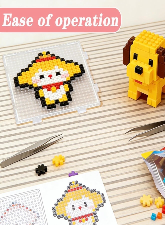 RupeeRise 6 Pcs Beads Kit with Pegboards for Kids Activity, Creative Fuse Beads Art Set for Craft Projects, Reusable Plastic Beads for Design Making, Multicolor Fuse Beads Board Collection - Image 5