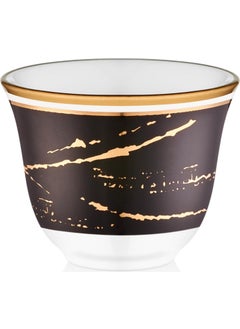 Glore Gawa Black Marble Turkish Delight Bowl for 1 Person 