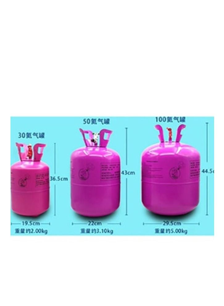 Generic Helium Balloon Tank (Medium) 50 Balloons  - Image 2