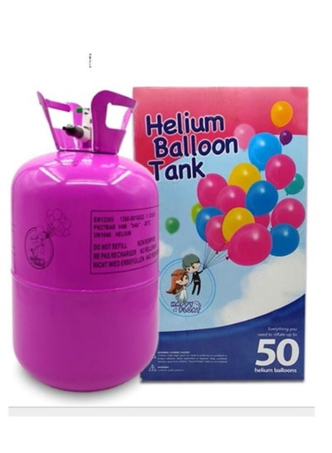 Generic Helium Balloon Tank (Medium) 50 Balloons  - Image 1