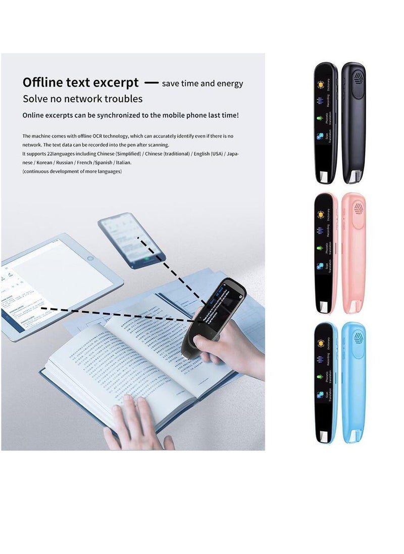 116 Languages Translation Scan Reading Pen