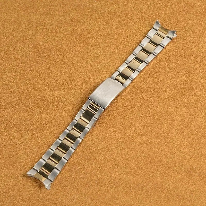 Bluejw 13mm 17mm 19mm 20mm Stainless Steel Replacement Oyster Watch Bracelet Compatible with Rolex – Durable Metal Band to Replace the Watch Strap - Image 1