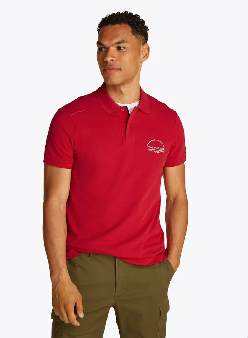 Regular Fit Arch Logo Polo Shirt
