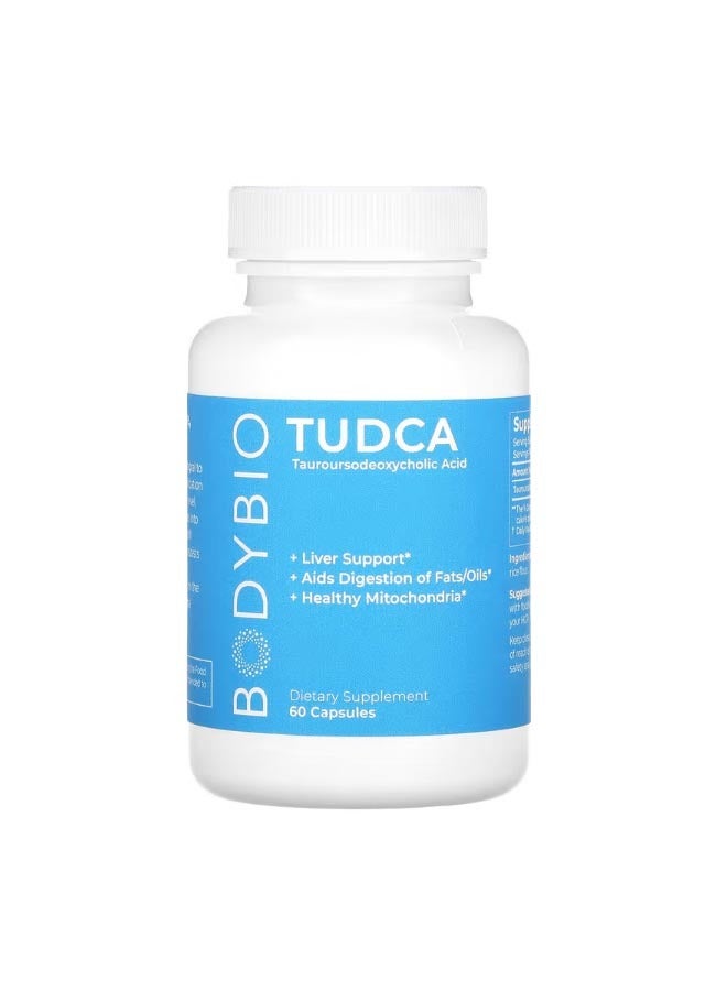 بودي بايو Tudca Tauroursodeoxycholic Acid 60 Capsules - Image 1