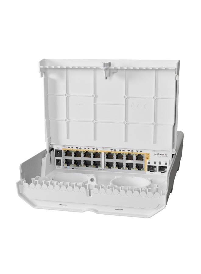 Mikro Tik MikroTik NetPower 16P CRS318-16P-2S+OUT Outdoor 16-Port PoE Switch with 2x SFP+ - Image 2