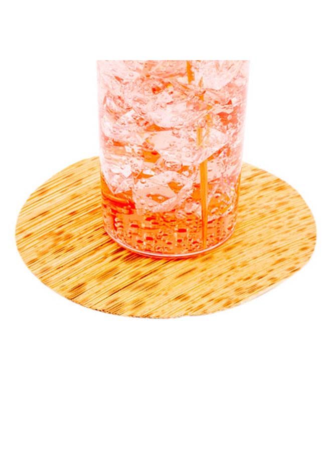 Restaurantware 3 Inch Bamboo Drink Coasters, 200 Disposable Wood Coasters - Sustainable, Secure Tabletop, Bamboo Table Coasters, For Wedding Banquets Or Catered Events - Image 4
