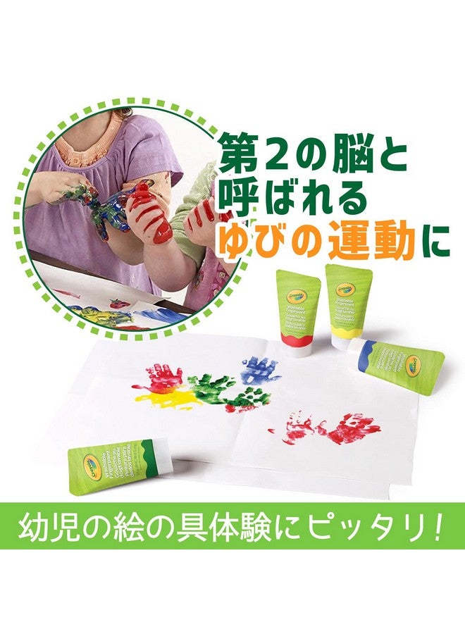 Crayola My First Finger Painting Paper Paint for Toddlers (Red, Blue) - Image 3