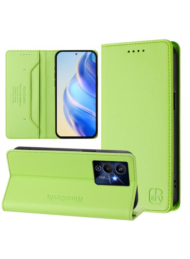 Zaboon Case For Infinix Note 12 Pro 5G RC01 Dual-Folded Magnetic Suction RFID Leather Phone Case - Image 1