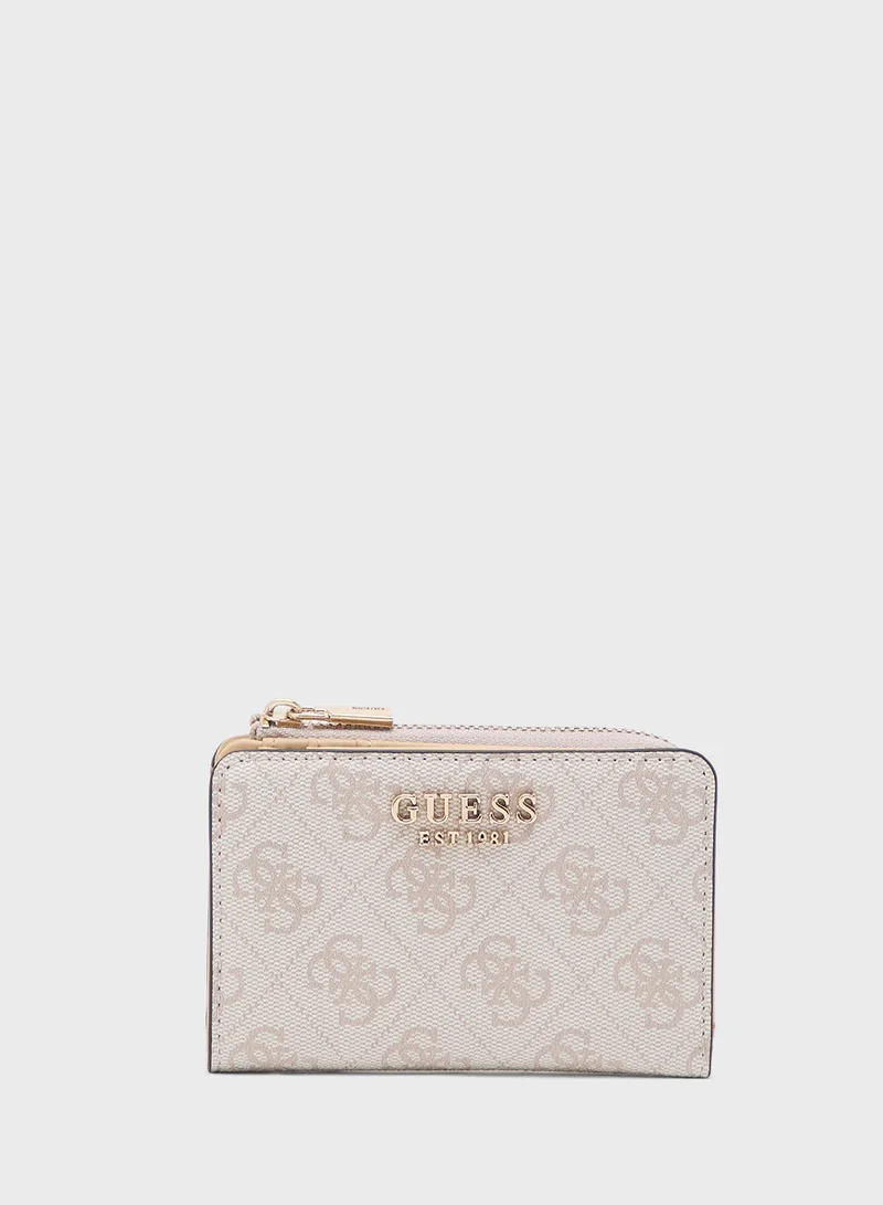 GUESS Laurel Slg Zip Arnd Card Case
