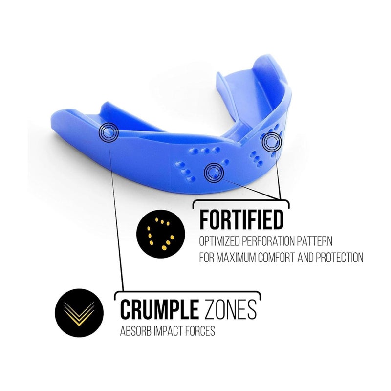 SISU 3D Mouthguard, Charcoal Black - 2.0mm Thin - for Athletes Over 5â€™ Tall - Pre-Formed for Custom-Molded Fit - Remoldable Up to 20 Times - Non Toxic - Image 3