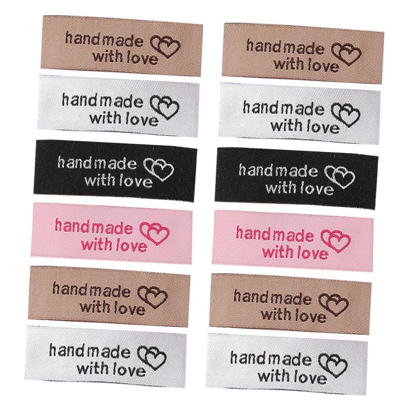 80 Pcs Non Fading Sewing Labels for Handmade Clothes Dolls and Toys Crafts - Image 2
