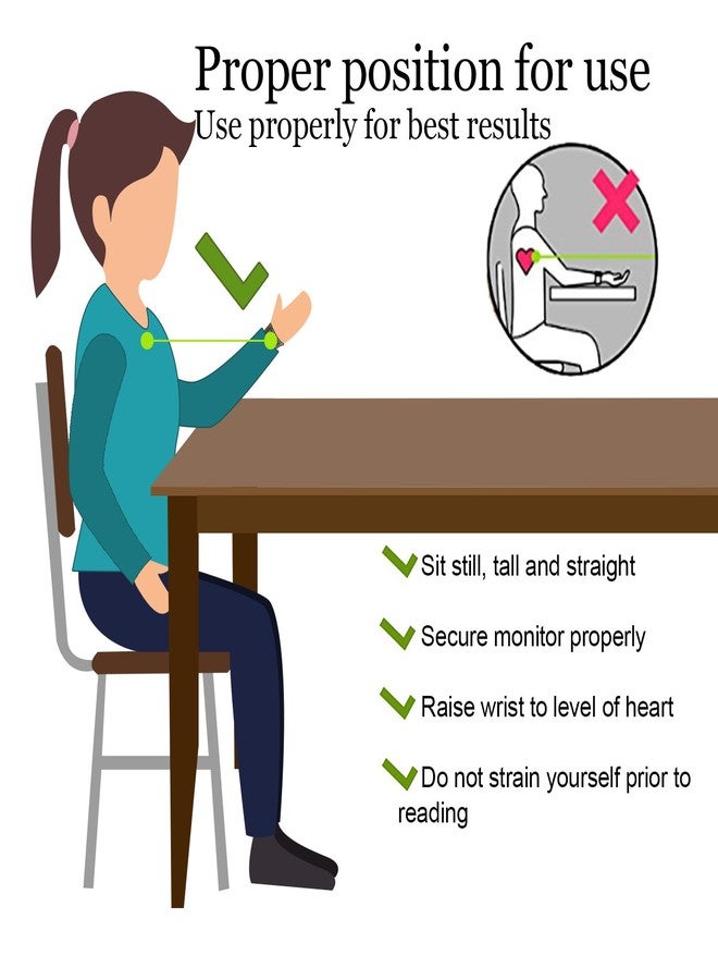 PARAMED Automatic Wrist Blood Pressure Monitor: Blood-Pressure Kit of Bp Cuff + 2AAA and Carrying case - Irregular Heartbeat Detector & 90 Readings Memory Function & Large Display - Image 5