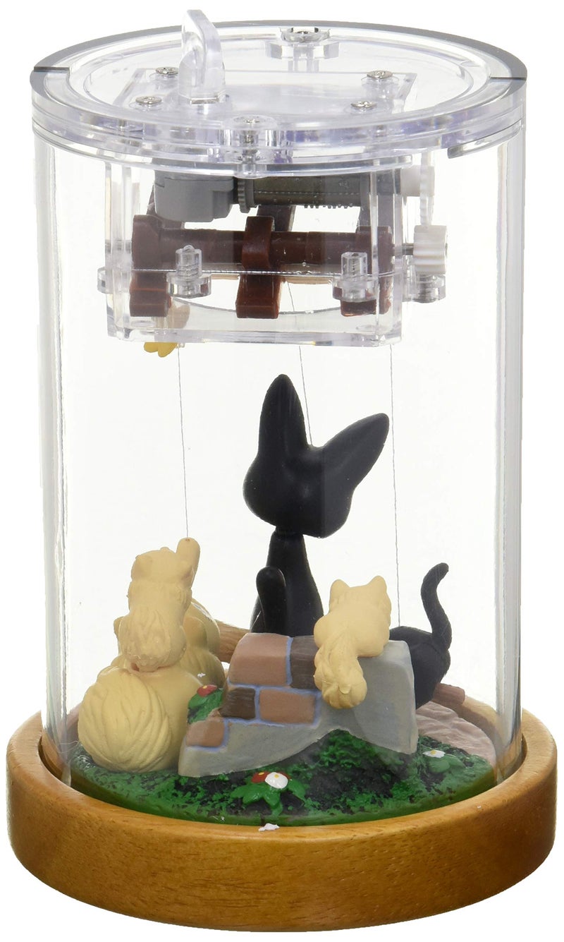 Sekiguchi Studio Ghibli Puppet Music Box Majo Kiki's delivery Service Jiji - Image 2