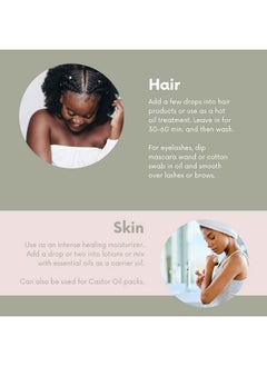 Leven Rose Leven Rose Jamaican Black Castor Seed Oil, Jamaican Black Castor Oil for Hair Growth, 100% Natural, Pure Organic Serum, Scalp Oil Treatment, Skin Soothing 4 oz  - Image 5