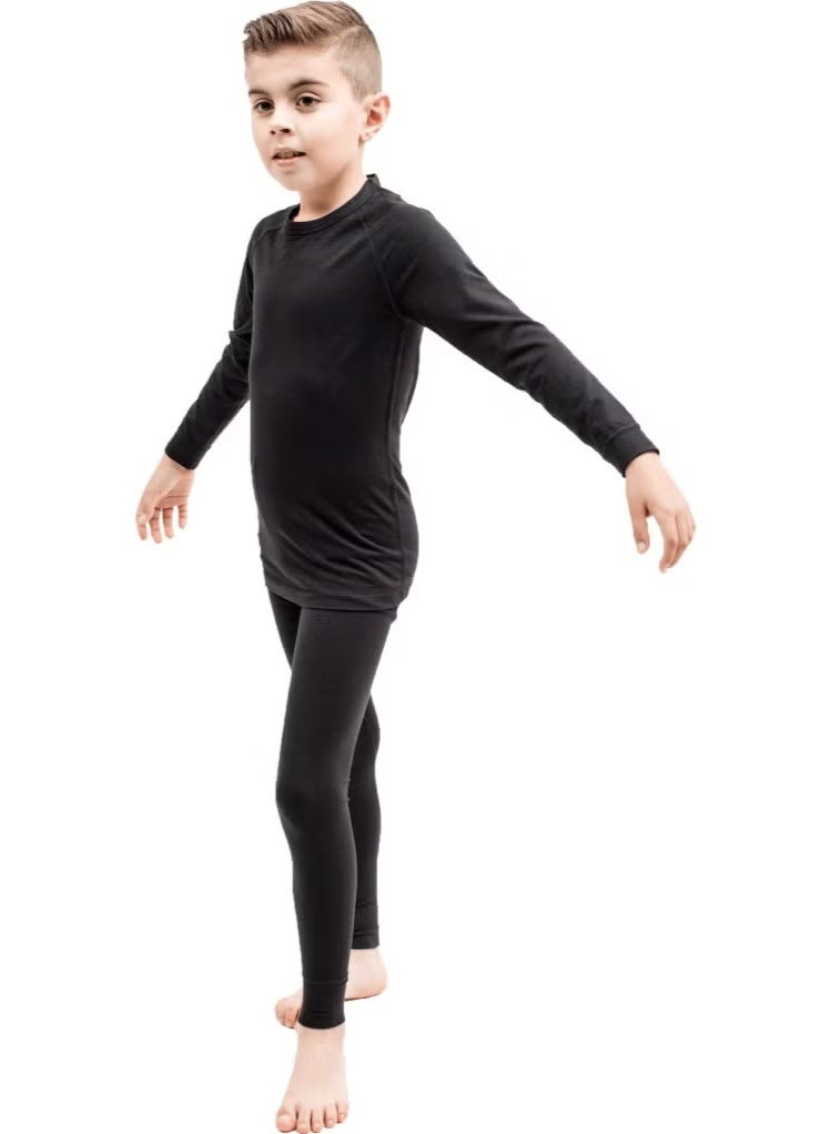 The Don Black Color Boy's Thermal Underwear Bottom - Image 3