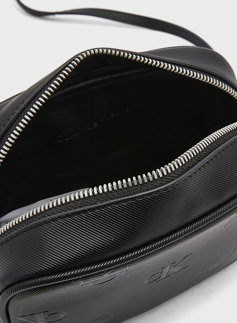 Calvin Klein Jeans Sleek All Over Printed Crossbody Bag
