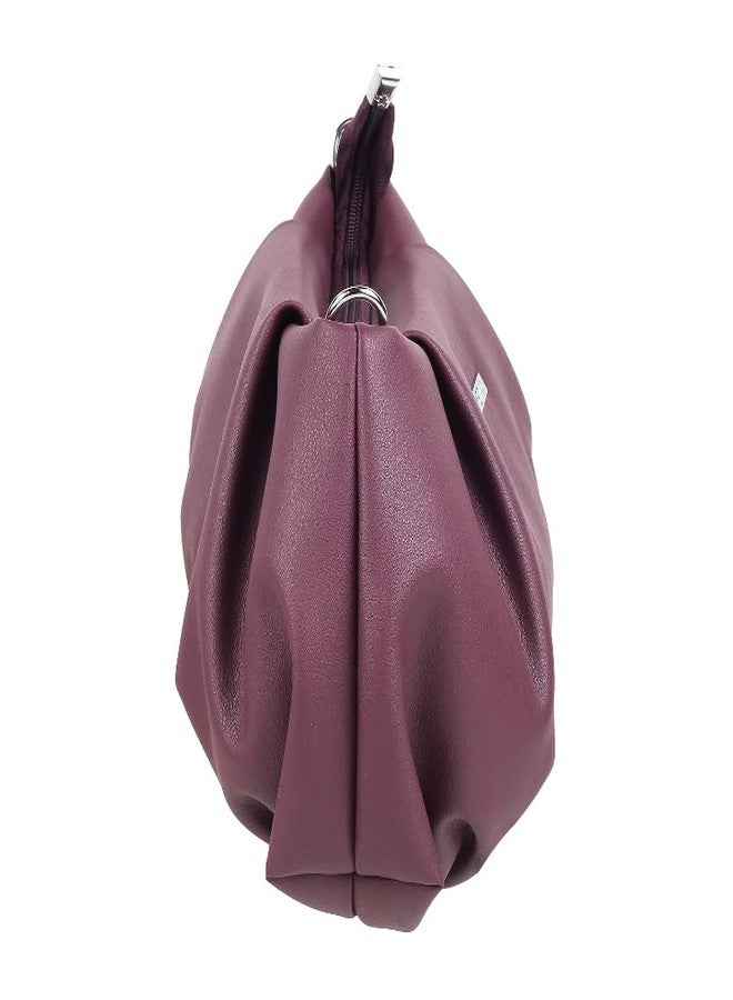 Metro Women Maroon Shoulder Bag (66-101) - Image 5