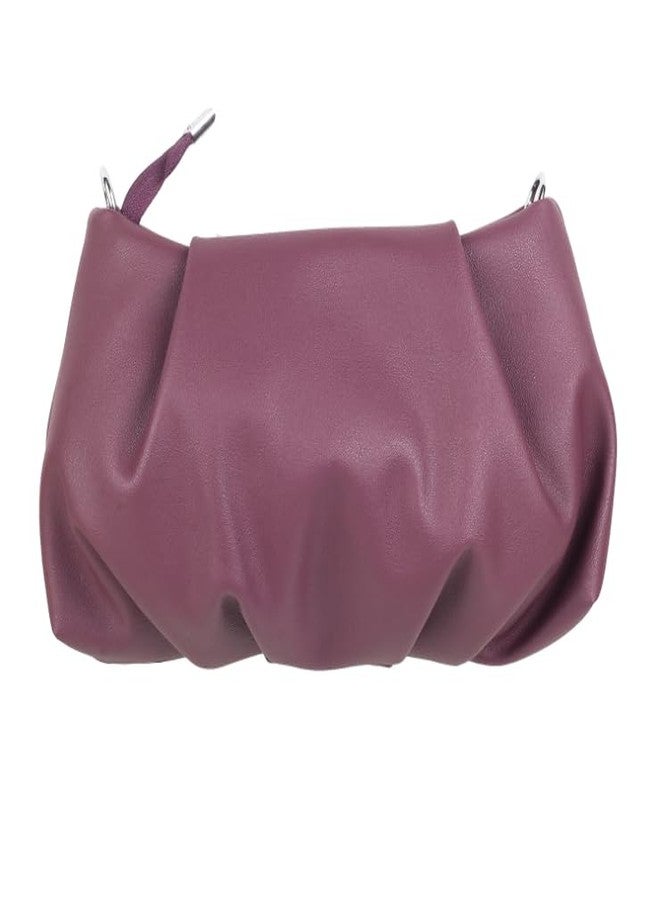 Metro Women Maroon Shoulder Bag (66-101) - Image 4