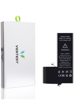VENTESY Battery for Apple iPhone 11pro Ultra Capacity - Black  - Image 2