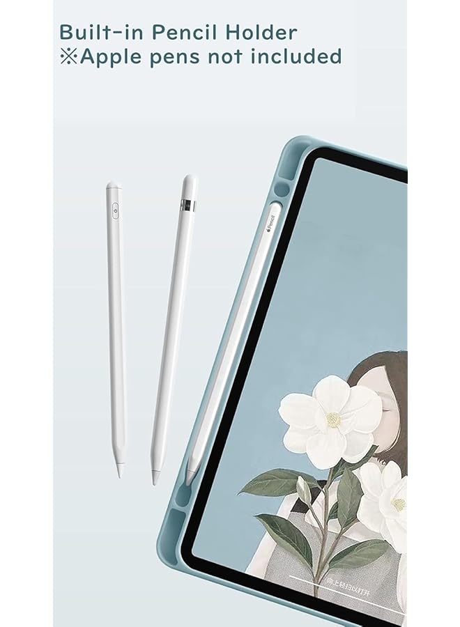 إيروريكس لوحة مفاتيح تعمل باللمس لجهاز Galaxy Tab S8+ مقاس 12.4 بوصة 2022 Tab S7 Fe Tab S7+ مقاس 12.4 بوصة حافظة لوحة مفاتيح مع لوحة لمس ولوحة مفاتيح دائرية ملونة لطيفة وغطاء لوحة مفاتيح قابل للفصل مع حامل قلم أخضر داكن - Image 5