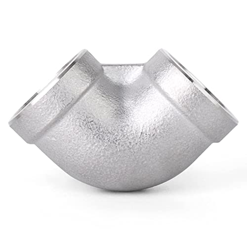 TAISHER 10PCS 304 Stainless Steel 90 Degree Elbow Fittings, 3/4 Inch NPT Female Pipe to 3/4 Inch NPT Female 304 Stainless Pipe Fitting - Image 2