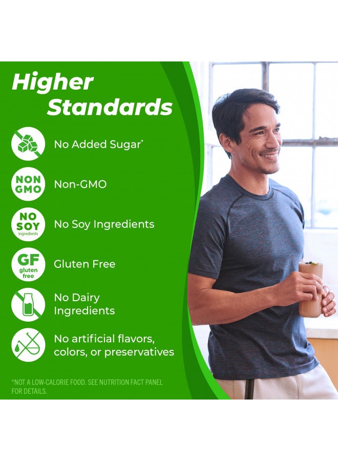Orgain Orgain Organic Vegan Protein Powder, Vanilla Bean - 21g of Plant Based Protein, Low Net Carbs, Gluten Free, Lactose Free, No Sugar Added, Soy Free, Kosher, Non-GMO, 2.03 Lb - Image 5