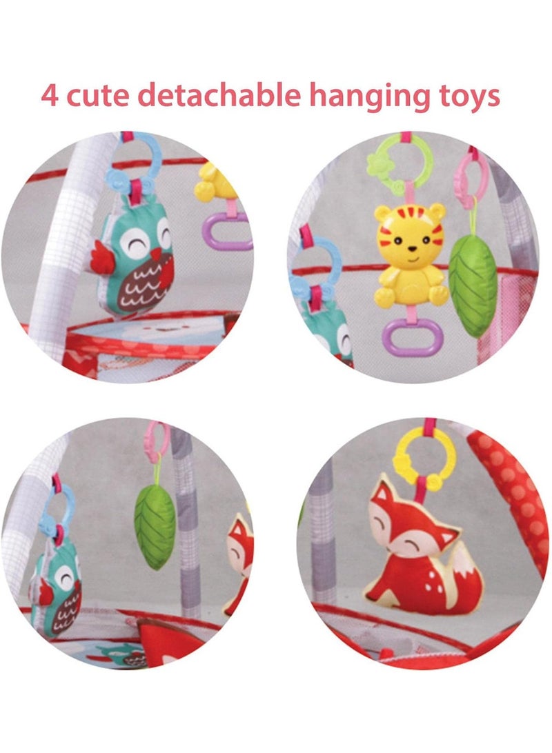 Factory Price Cute Fox Designed Activity Play Gym with Ball Pit - Image 4