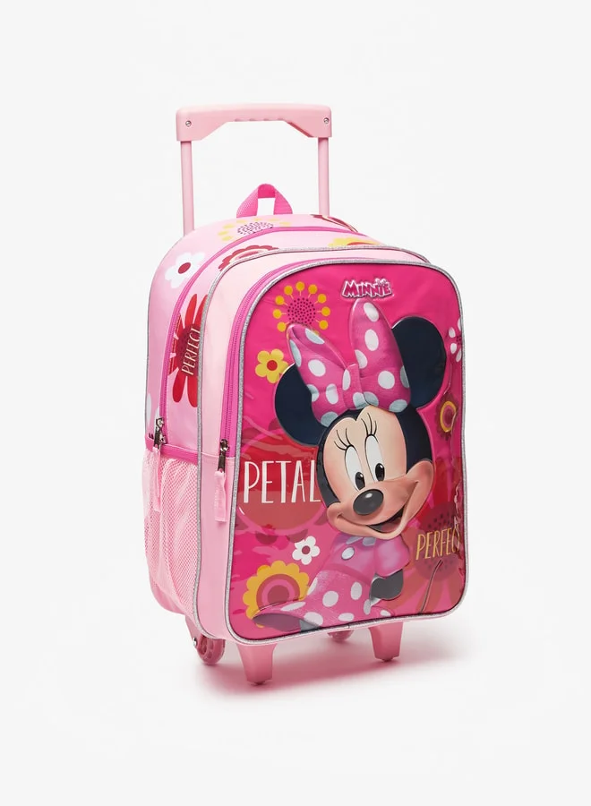 Disney Minnie Mouse Print 4-Piece Trolley Backpack Set