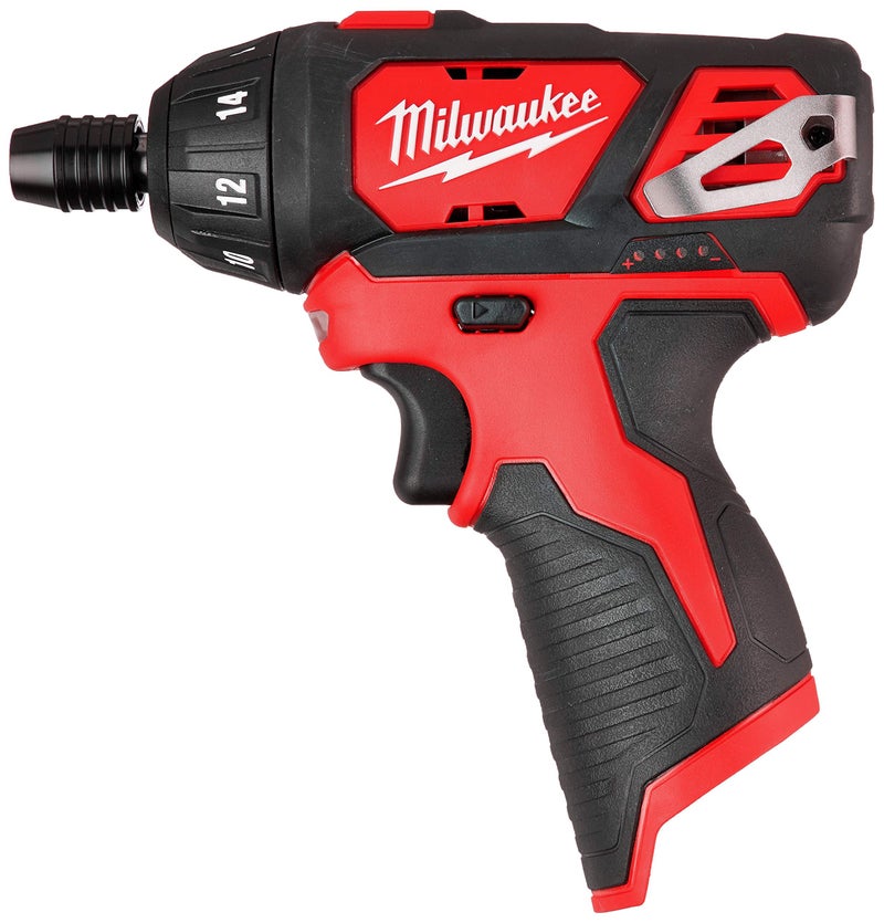 Milwaukee ميلووكي 2401-20 M12 مفك براغي لاسلكي 12 فولت ليثيوم أيون 1/4 بوصة (أداة فقط) - Image 2