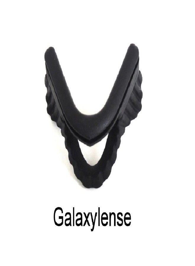 GALAXYLENSE طقم وسادات أنف مطاطية بديلة متوافقة مع نظارات أوكلي إم فريم هيتر/سترايك/سويب/هايبرد باللون الأسود من جالكسيلينس - Image 2