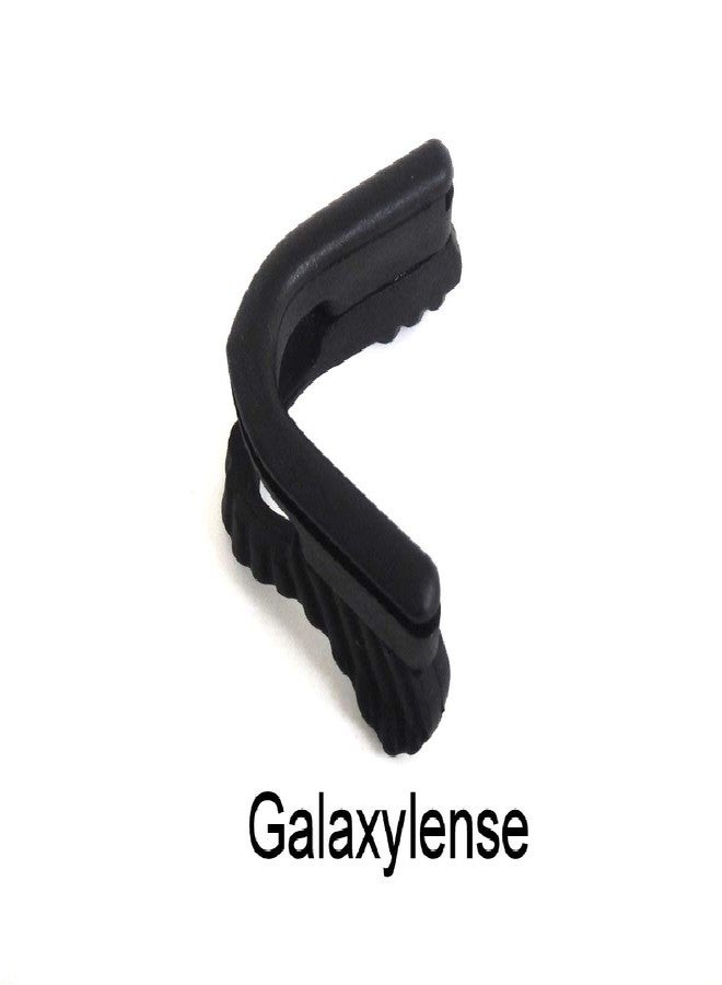 GALAXYLENSE طقم وسادات أنف مطاطية بديلة متوافقة مع نظارات أوكلي إم فريم هيتر/سترايك/سويب/هايبرد باللون الأسود من جالكسيلينس - Image 3